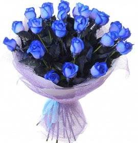 Beauty Bunch of Blue Roses