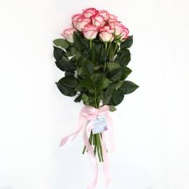 Bouquet of 11 pink roses