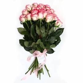 Букет из 25 розовых  роз