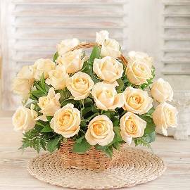 Nude Roses Basket