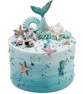 Sea animal cake