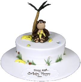 Happy Monkey Cake