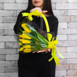 Pretty Yellow Tulips