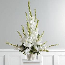 Faithful Blessings Basket in White