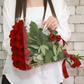 Stunning Roses in Florist Bag