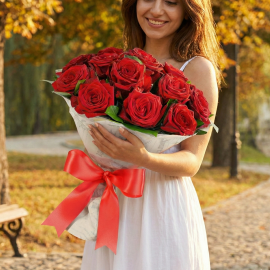 Red Regal Roses Bouquet