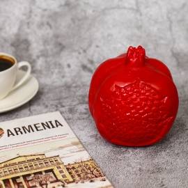 Red Ceramic Pomegranate
