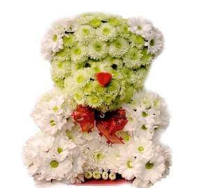 Fluffy Floral Bear