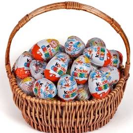 Kinder Chocolate Basket