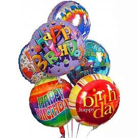 7 Birthday Balloons Bunch