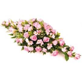 Pink Casket Spray
