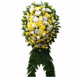 Yellow Sympathy Wreath